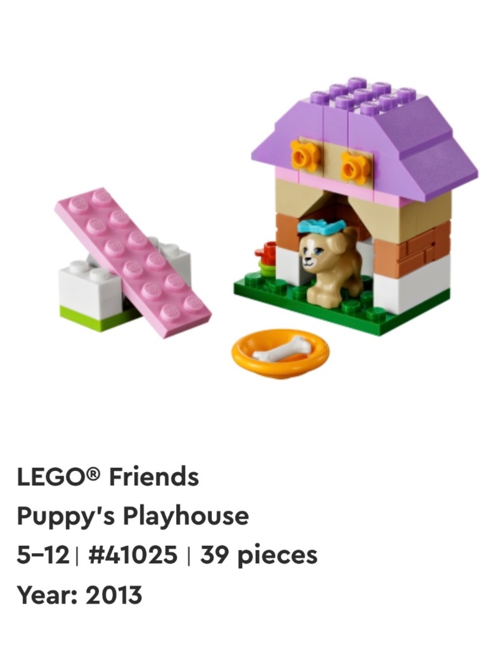 LEGO Friends Animal Series - Cat, Hedgehog, and Puppy Retired Sets - Picture 7 of 7